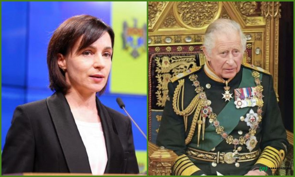 Maia Sandu va participa la Ceremonia de încoronare a Majestății Sale Regele Charles al III-lea